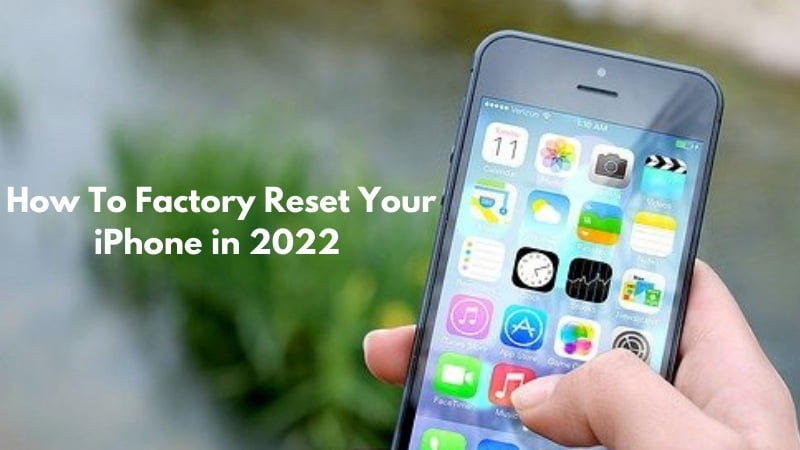 how to factory reset your iphone